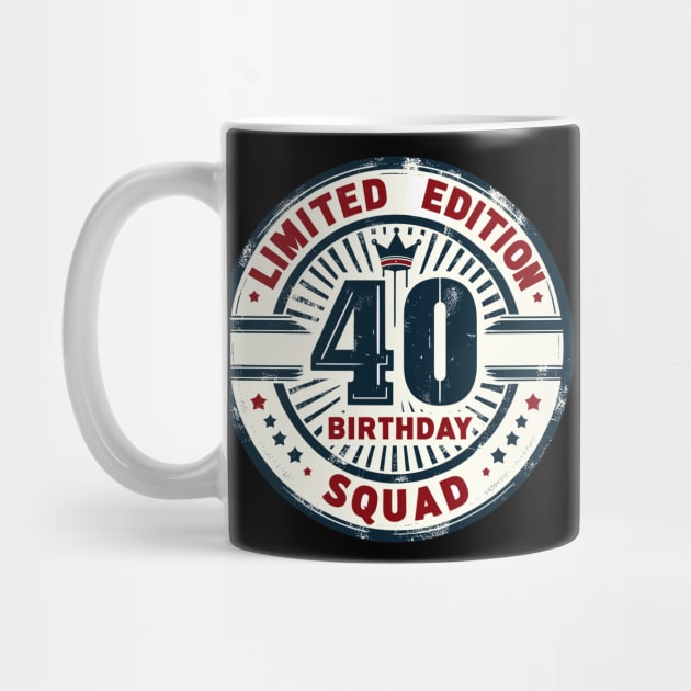 Limited Edition 40th Birthday Vintage by TomFrontierArt